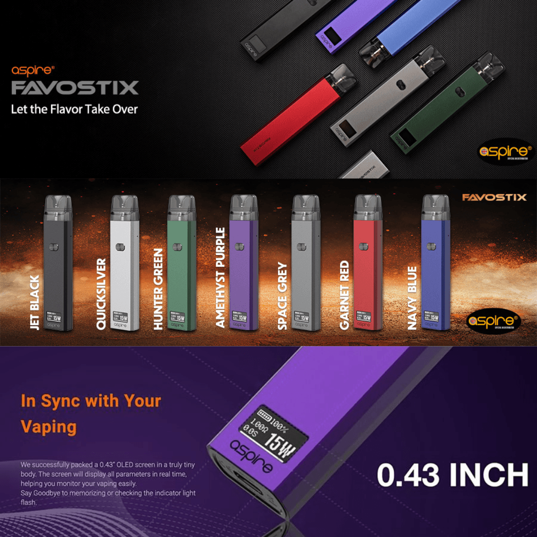 Aspire Favostix Vape Pod Kit