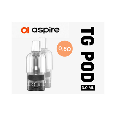 Aspire TG Pods 2 Pack 0.8 ohms