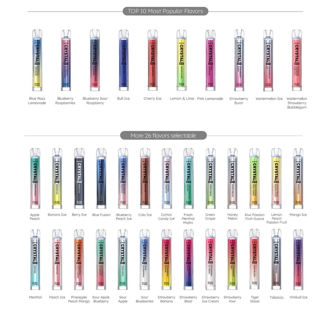 Crystal Bar 600 Disposable Vape