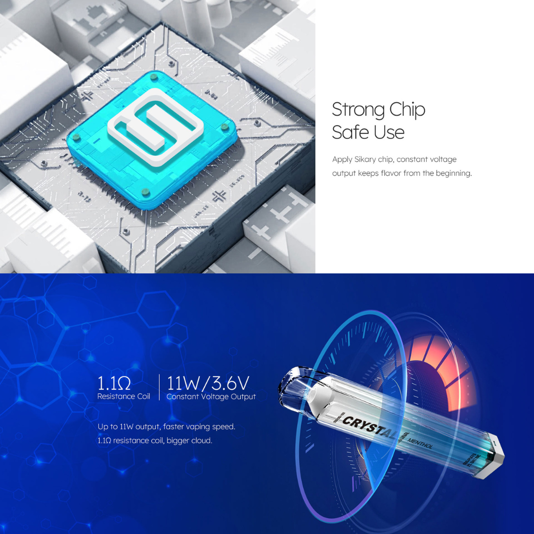 Crystal Bar 600 Disposable Vape