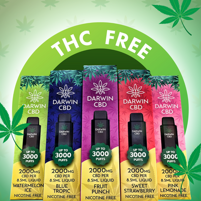 Darwin CBD Disposable Vape 3000 Puff 4 - Smokz Vape Store