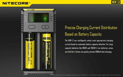 Nitecore NEW i2 Dual Charger