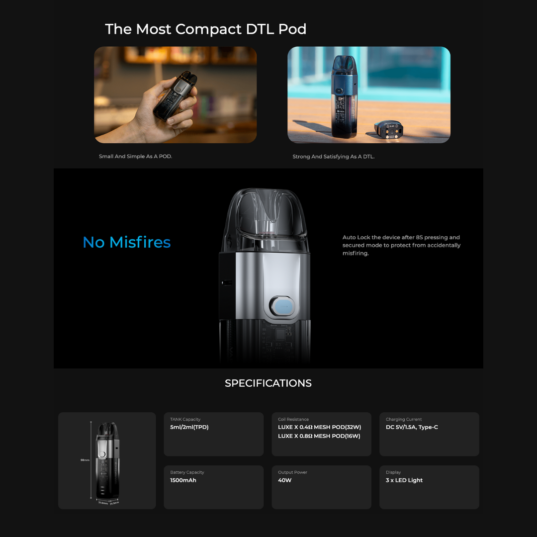 Vaporesso Luxe X Pod Vape Kit